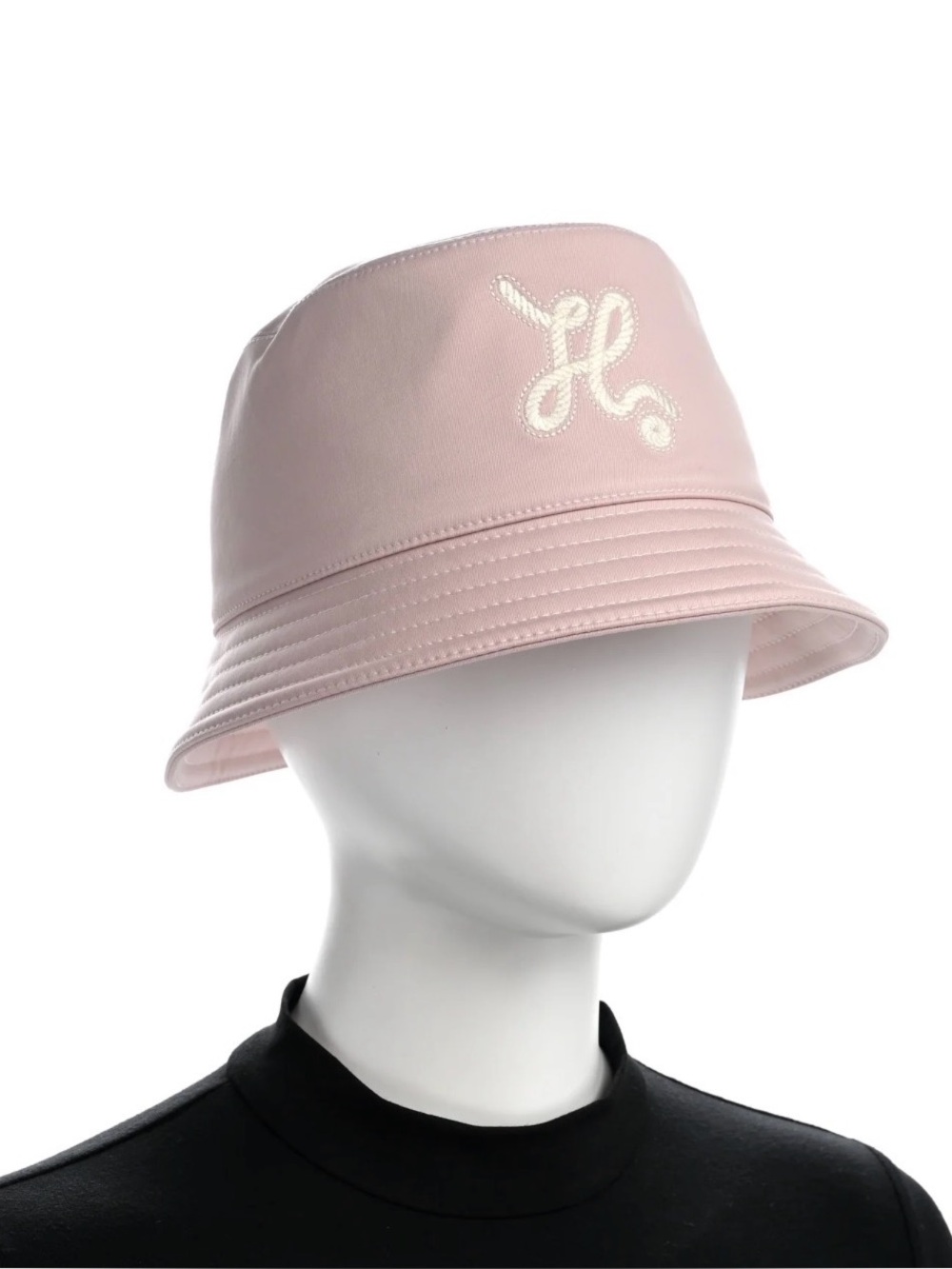 Hermes Cotton Harper H Nautic Bucket Hat 57 Rose Sepia